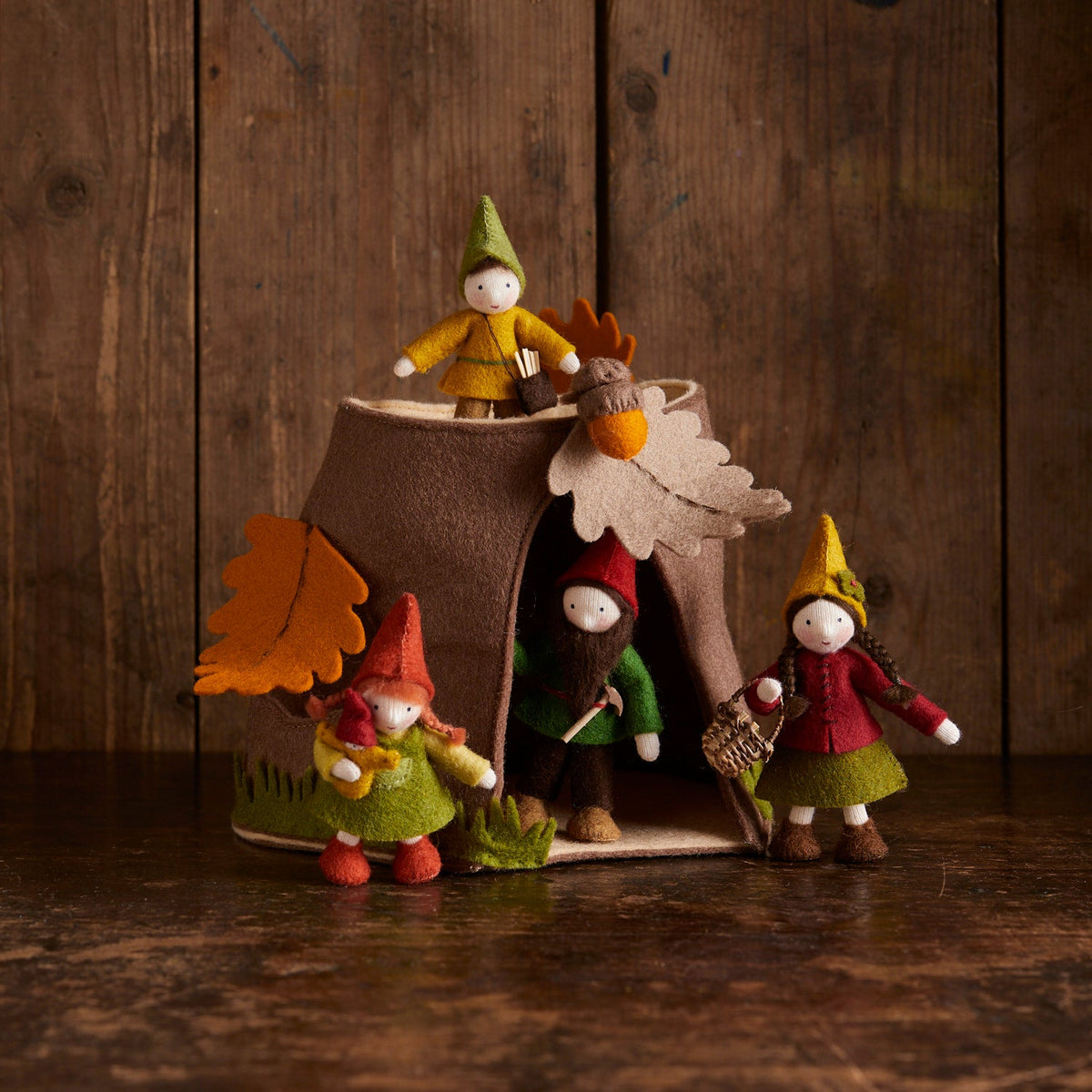 Gnome en laine fait main - Bébé