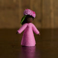 Handmade Wool Felt Fairy - Black - 7.5-8.5 cm
