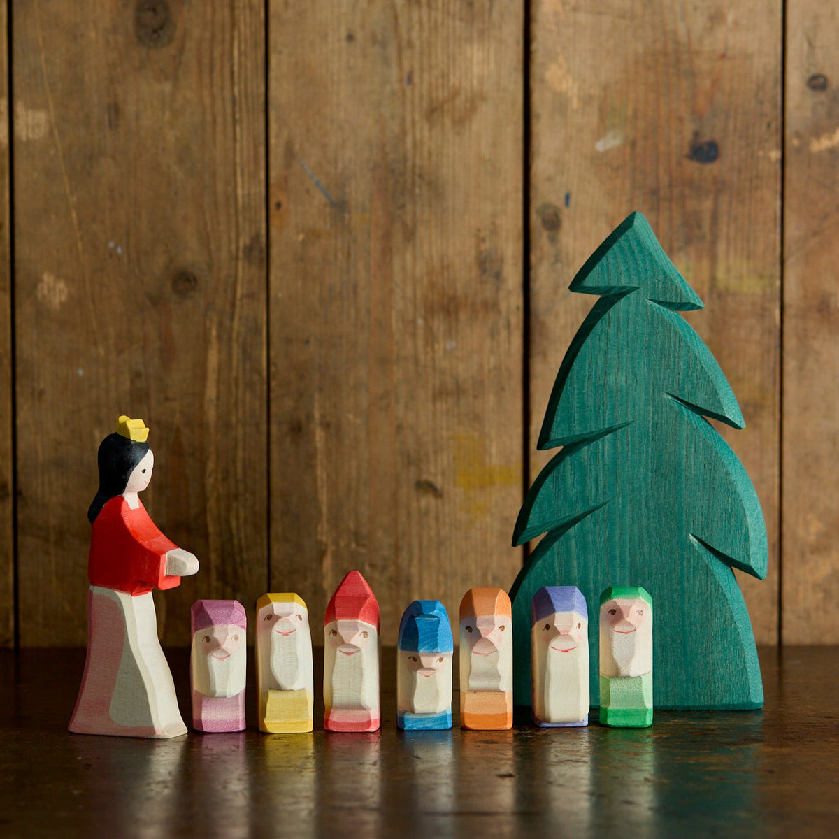 Handmade Wooden Fairy-Tale Princess