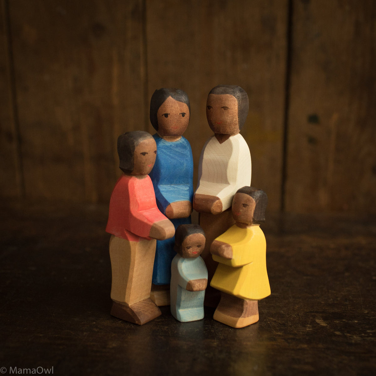 Handgefertigte Holzfigur für Kleinkinder – 6 cm