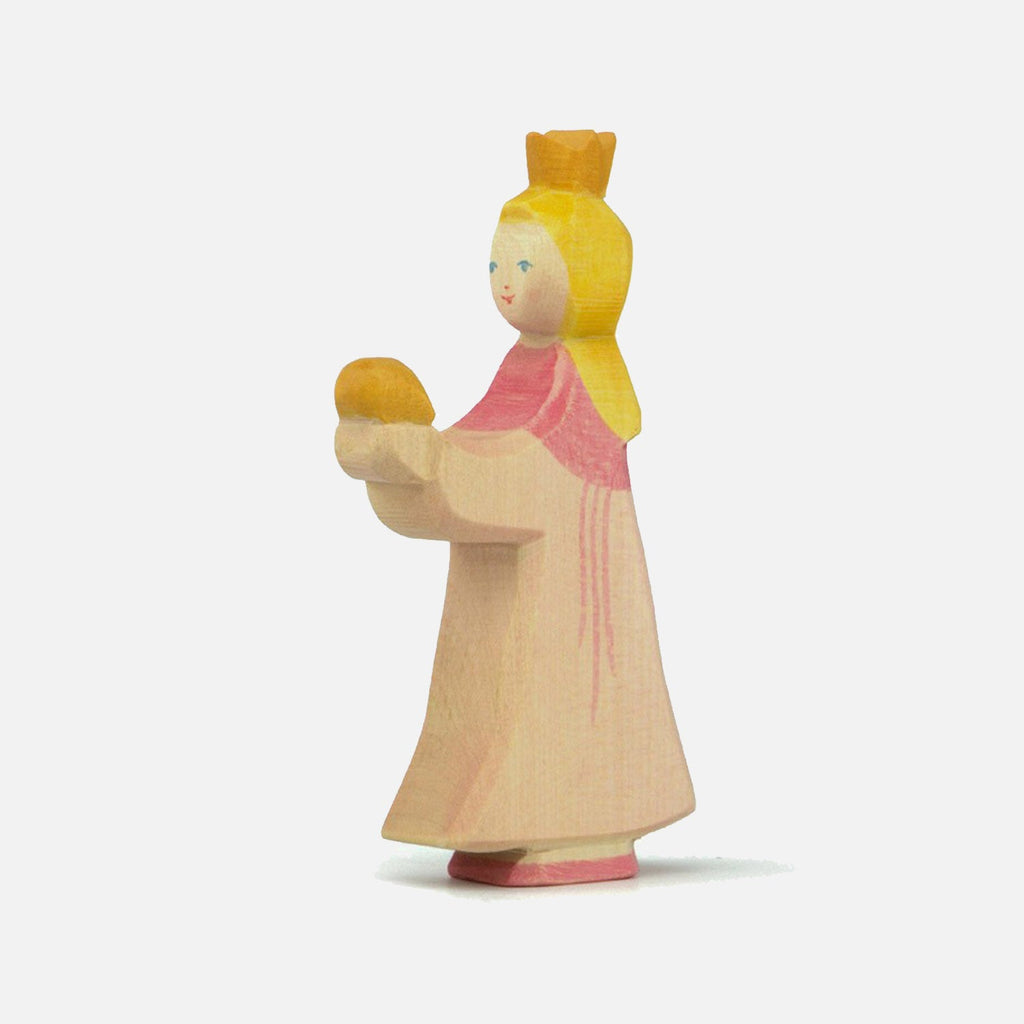 Handgefertigte Holzprinzessin