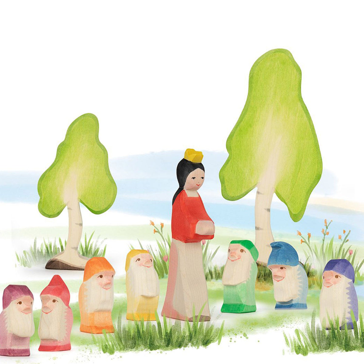 Handmade Wooden Fairy-Tale Princess
